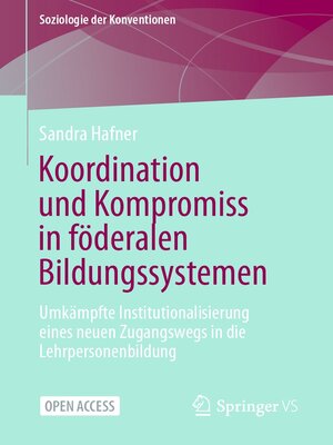 cover image of Koordination und Kompromiss in föderalen Bildungssystemen